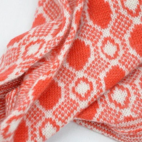 Pebbles Red Cashmere Cowl (3)