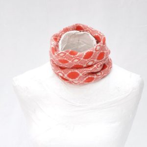 Pebbles Red Cashmere Cowl
